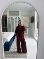 Monaco Zip Jumper - Mulberry