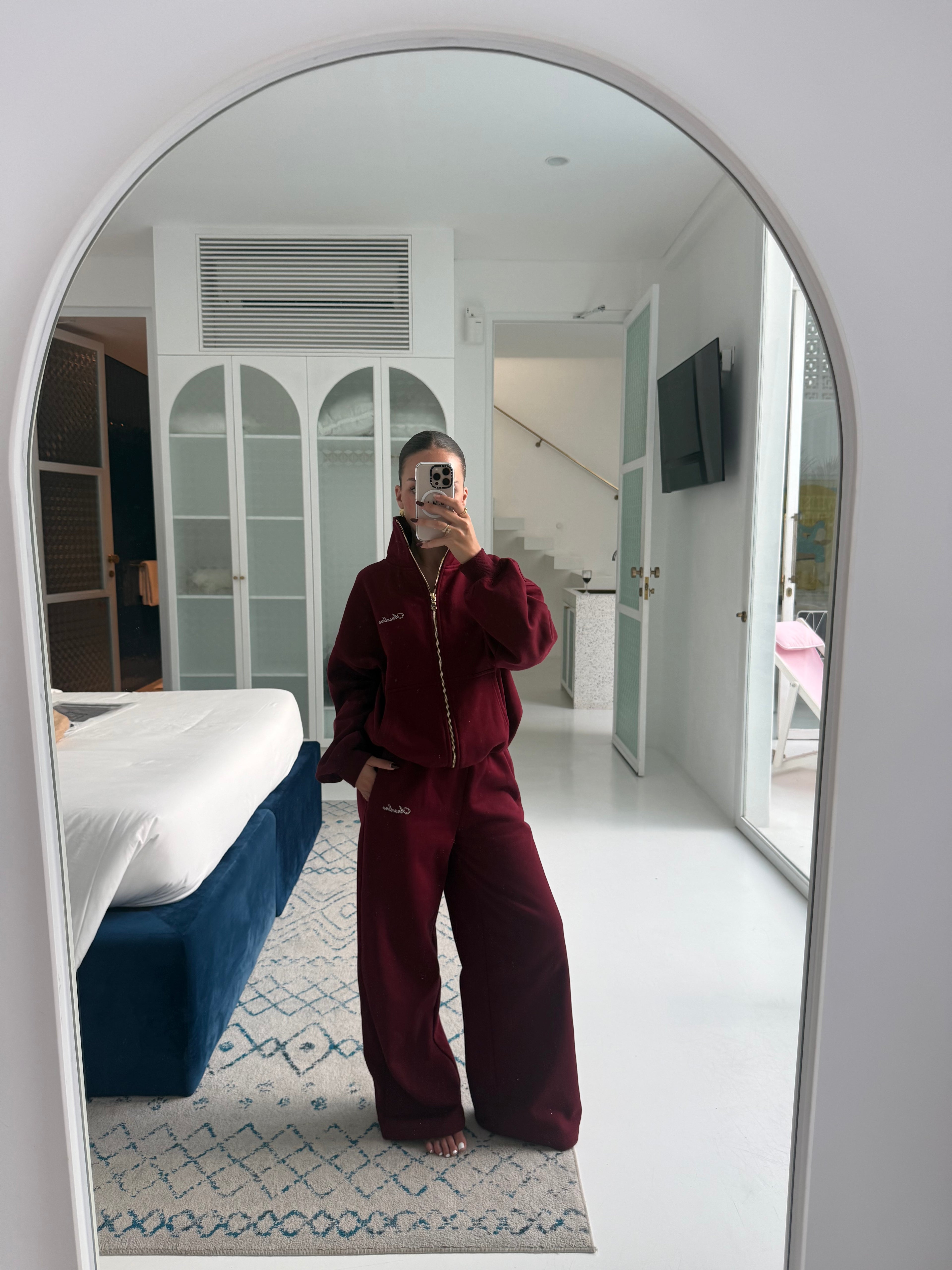 Monaco Zip Jumper - Mulberry