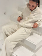 Monaco Zip Jumper - Oat