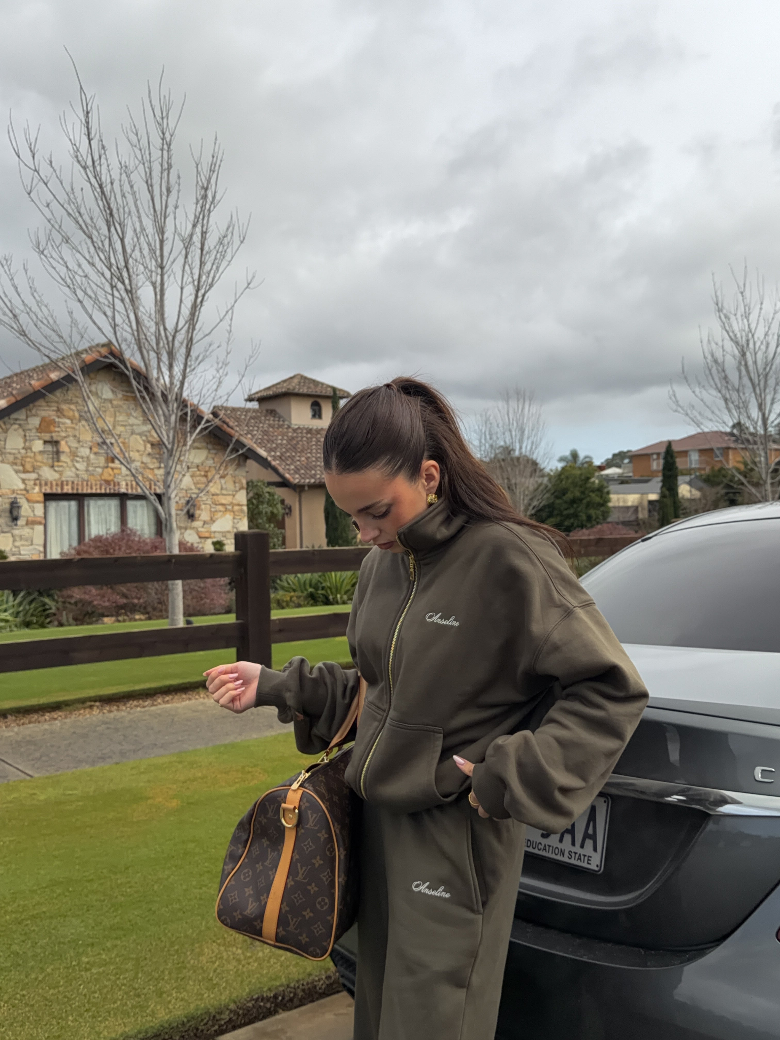 Monaco Zip Jumper - Olive (pre-order)