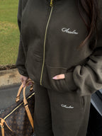 Monaco Zip Jumper - Olive (pre-order)