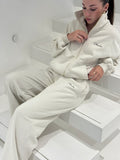 Monaco Wide Leg Pant - Oat