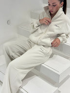 Monaco Wide Leg Pant - Oat