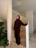 Monaco Wide Leg Pant - Chocolate