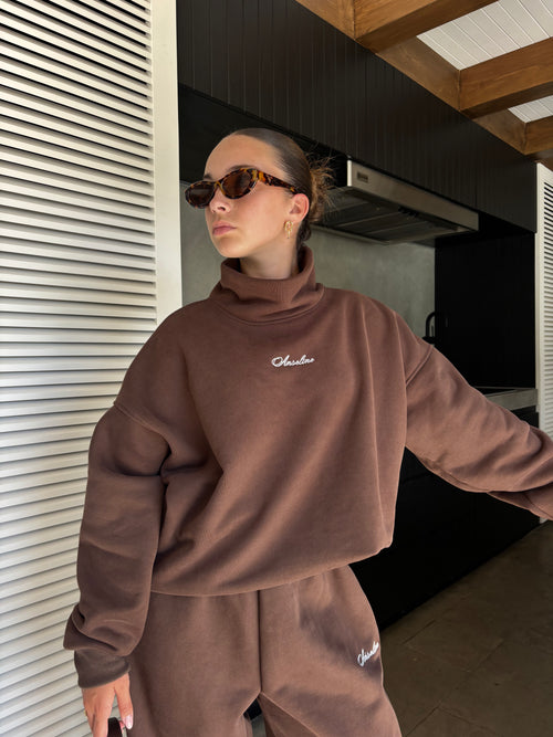 Chocolate Crewneck